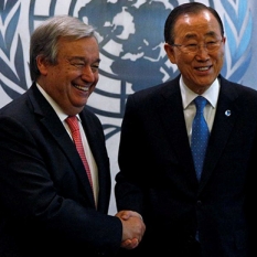 António Guterres & Ban Ki-moon