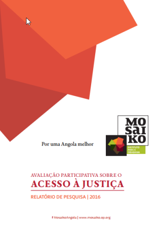 AVALIAÇÃO PARTICIPATIVA SOBRE O ACESSO À JUSTIÇA 16