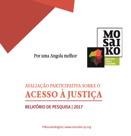 Relatório Pesquisa "Avaliação Participativa sobre o Acesso à Justiça"