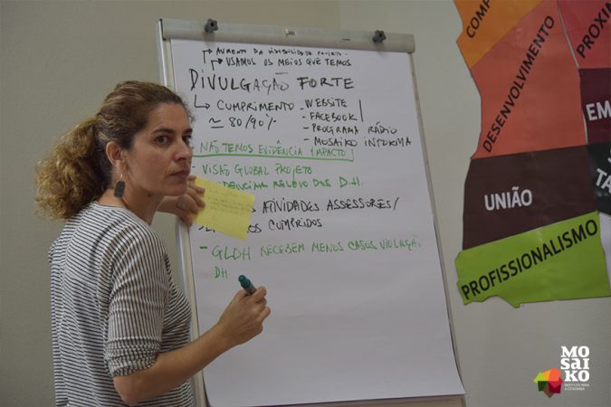 Mosaiko recebe visita da equipa da Fundaçao Fé e Cooperação